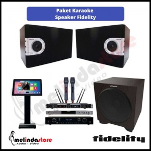Paket Karaoke Speaker Fidelity E1-01 | Lengkap 